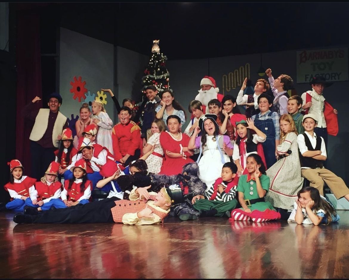 Armaan performing in the Babes In Toyland Christmas production