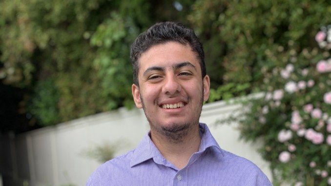 Armaan Francisco Shivpuri, photo from the La Vista article covering the town hall