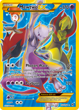 Mewtwo EX, XY BREAKthrough 163/162